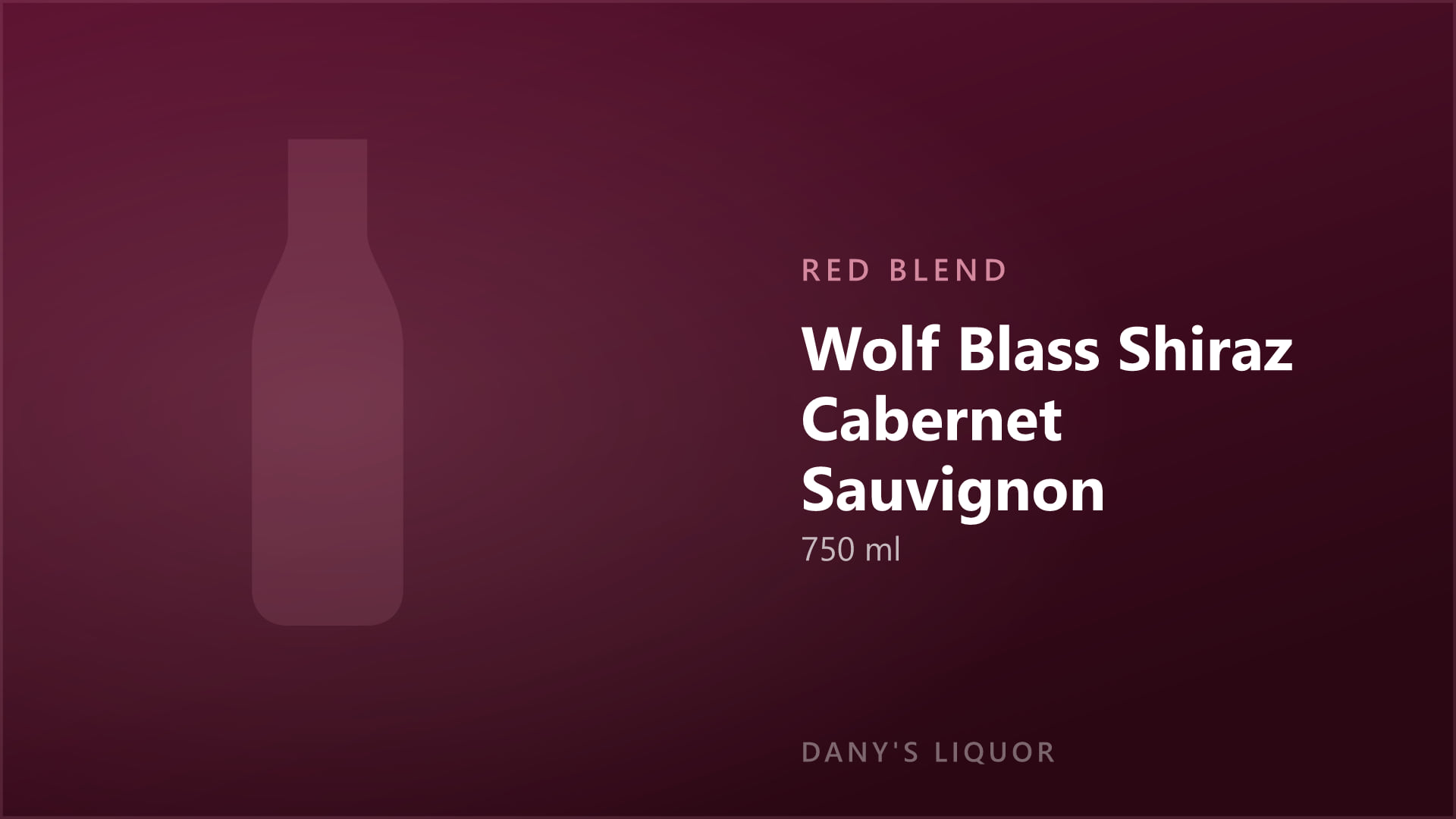 Wolf Blass Shiraz Cabernet Sauvignon (750 ml)