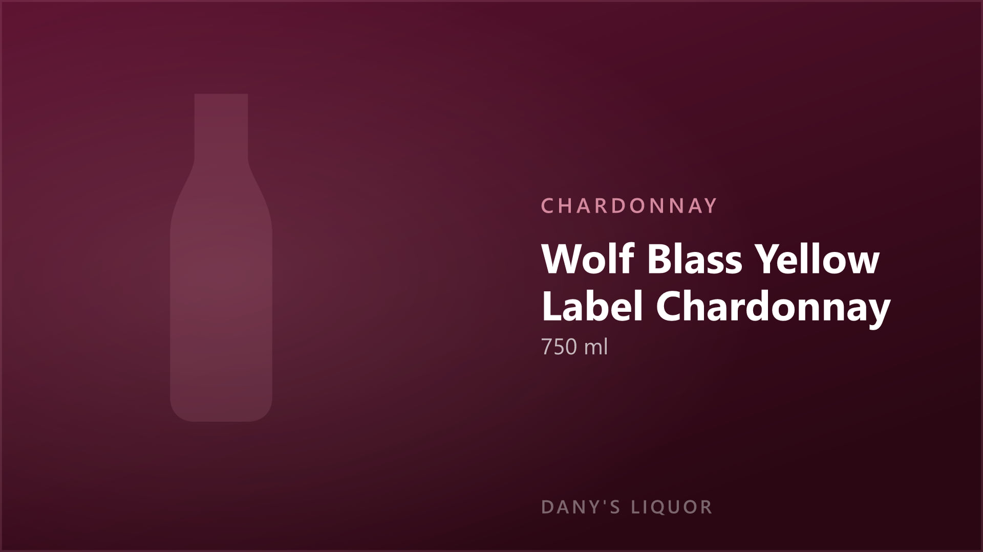 Wolf Blass Yellow Label Chardonnay (750 ml)