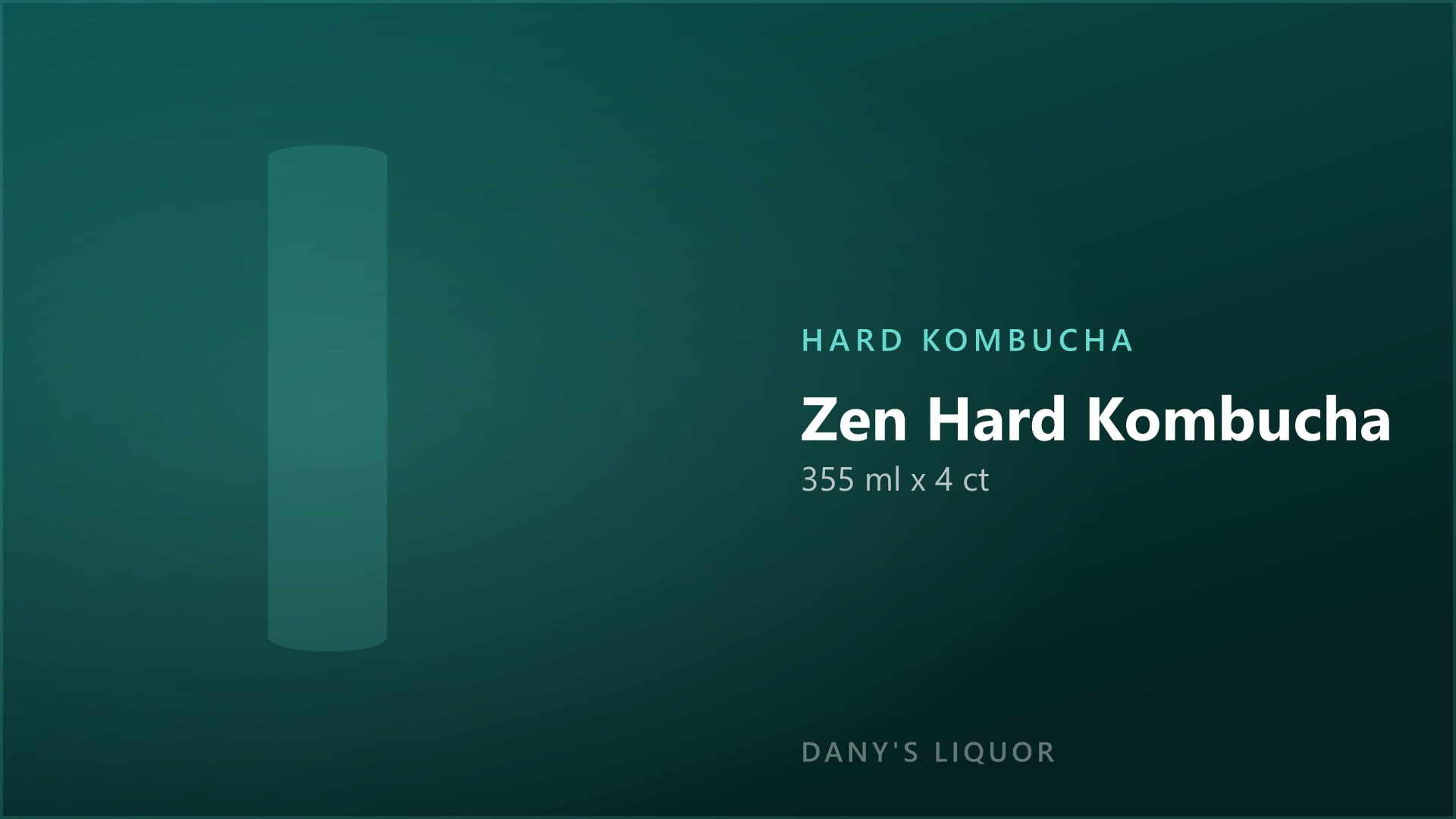 Zen Hard Kombucha (355 ml x 4 ct)